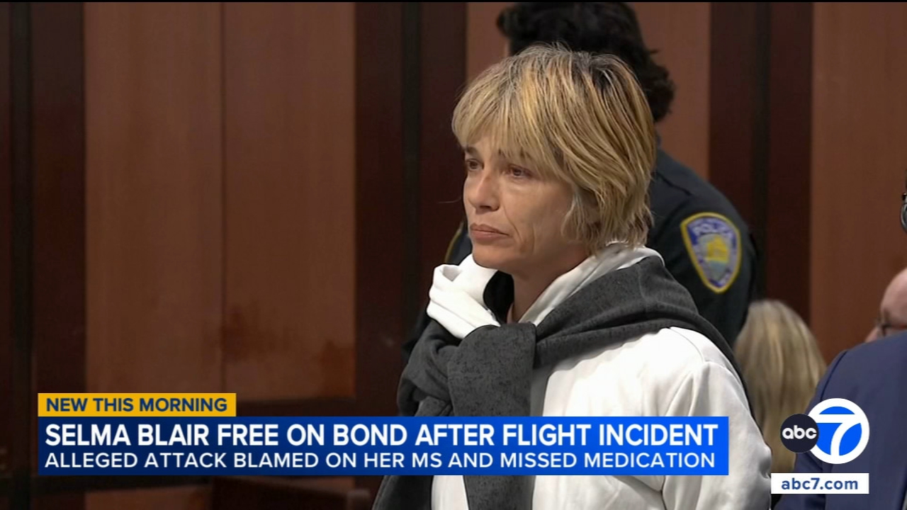 Selma Blair speaking in a heartfelt video after her arrest.