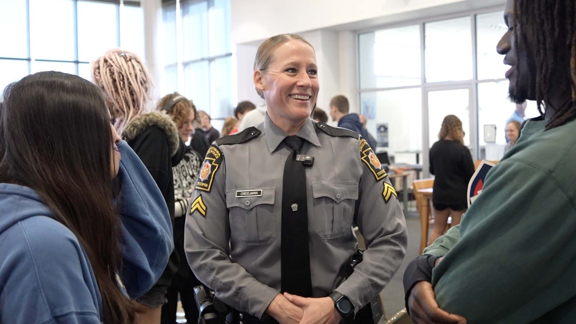 'Crime Scene Expo' lets students imagine the future as a PA State Trooper
       — Malvern Schools news